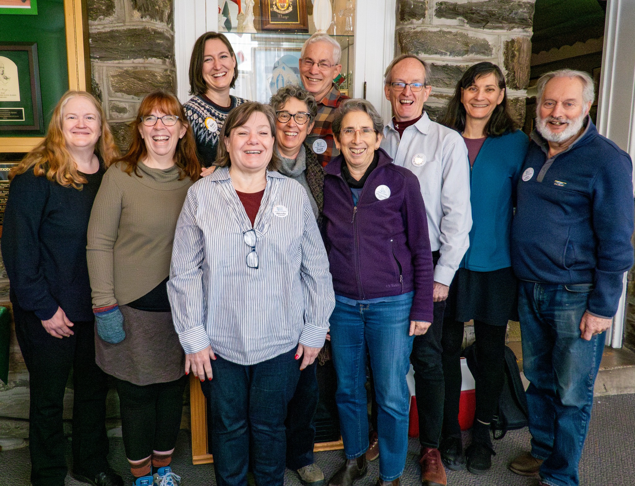 Margaret Bary (purple) with CDSS Exec